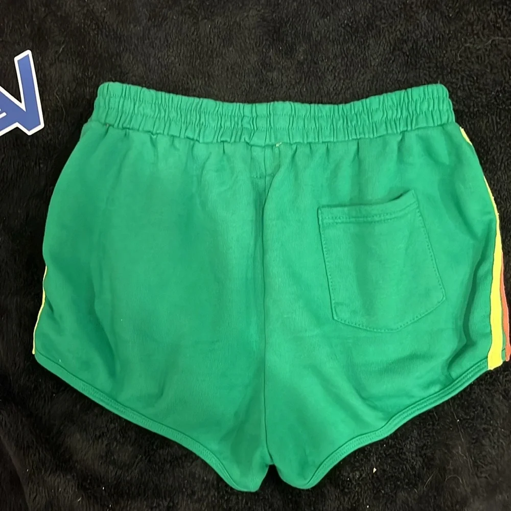 - NWT Aviator Nation 5 Stripe shorts KELLY GREEN Large - Picture 3 of 4